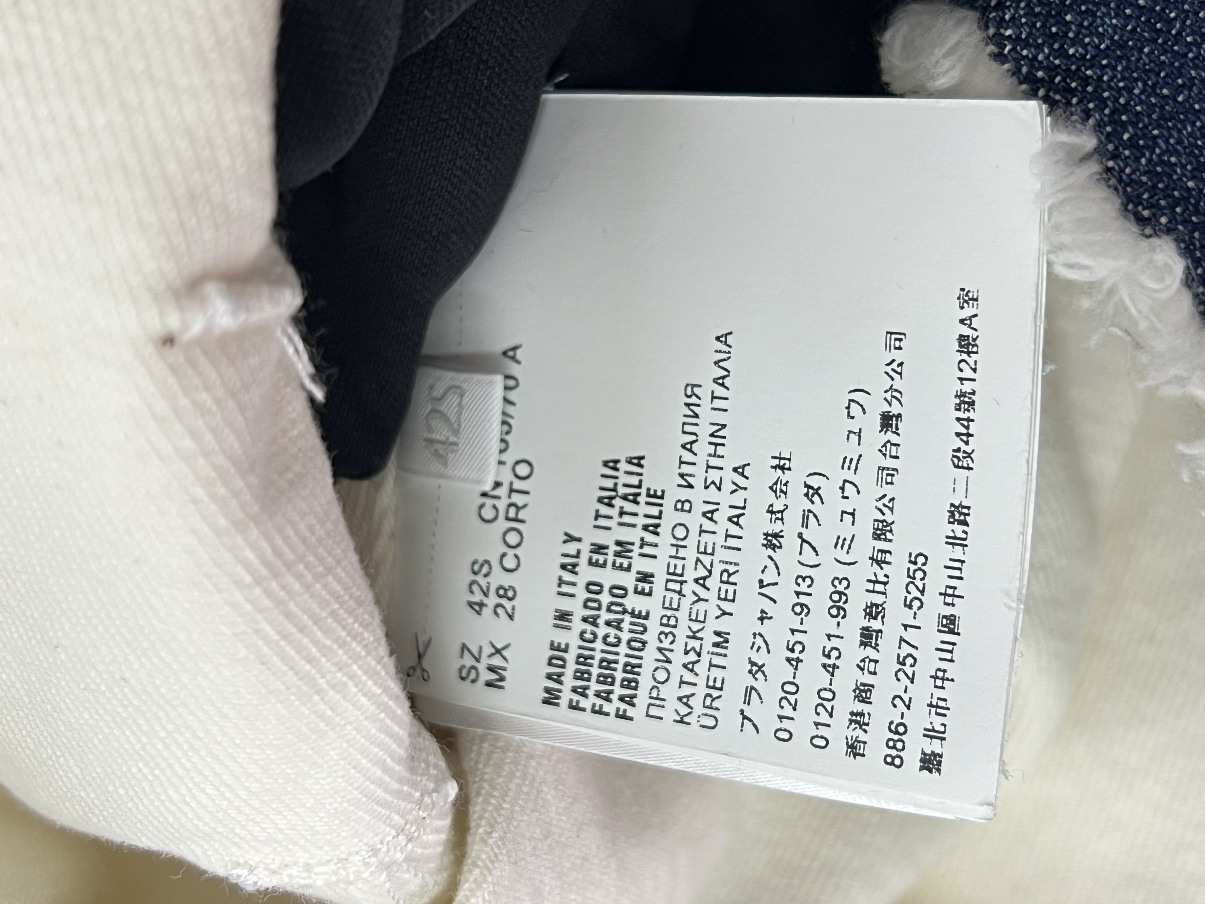 Unused Item PRADA Selvedge Denim Shorts / Product Code: 26051018