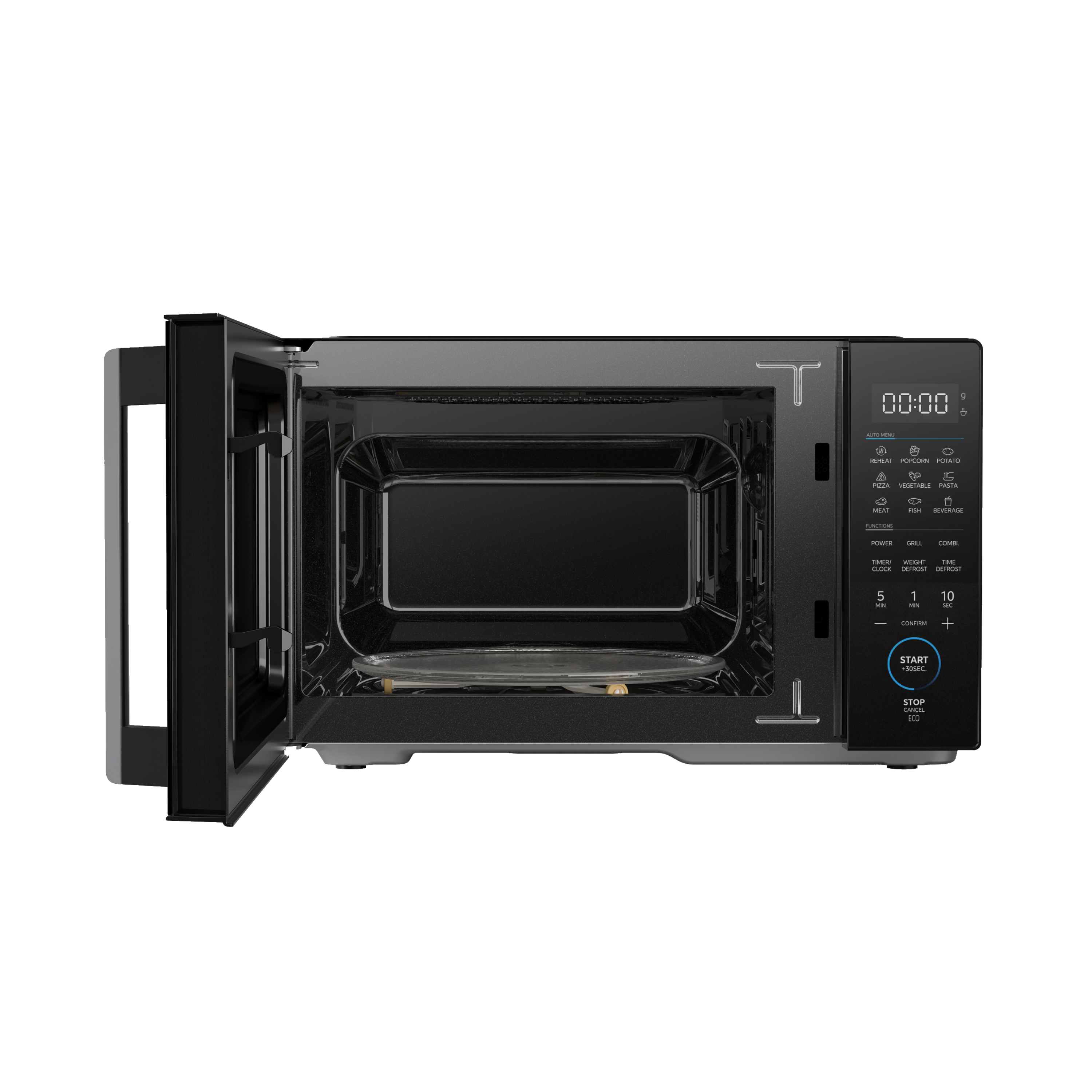 Midea 25L Black Solo Microwave Oven (EM9P022VV-P00F)