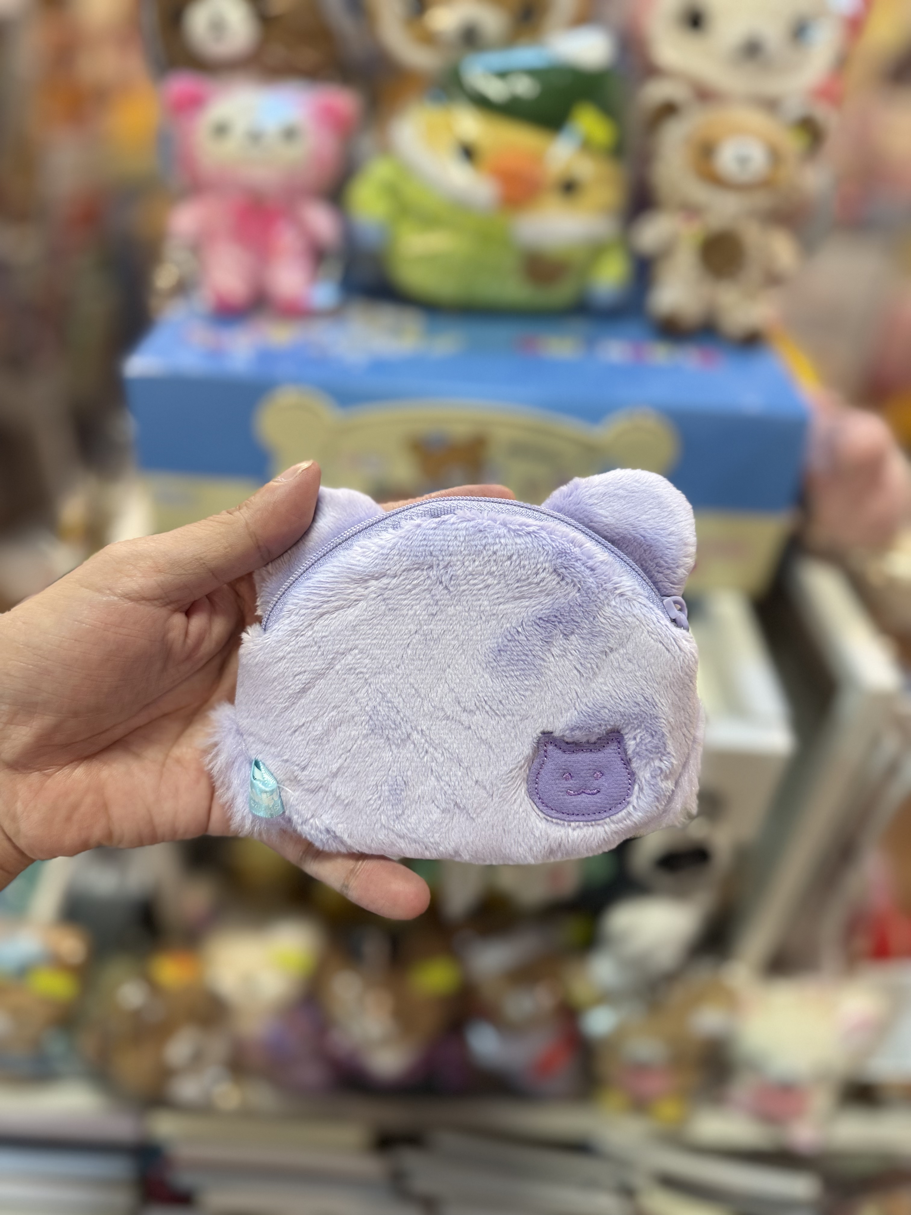 《現貨》全新Rilakkuma瓦瓦貓頭型散銀包