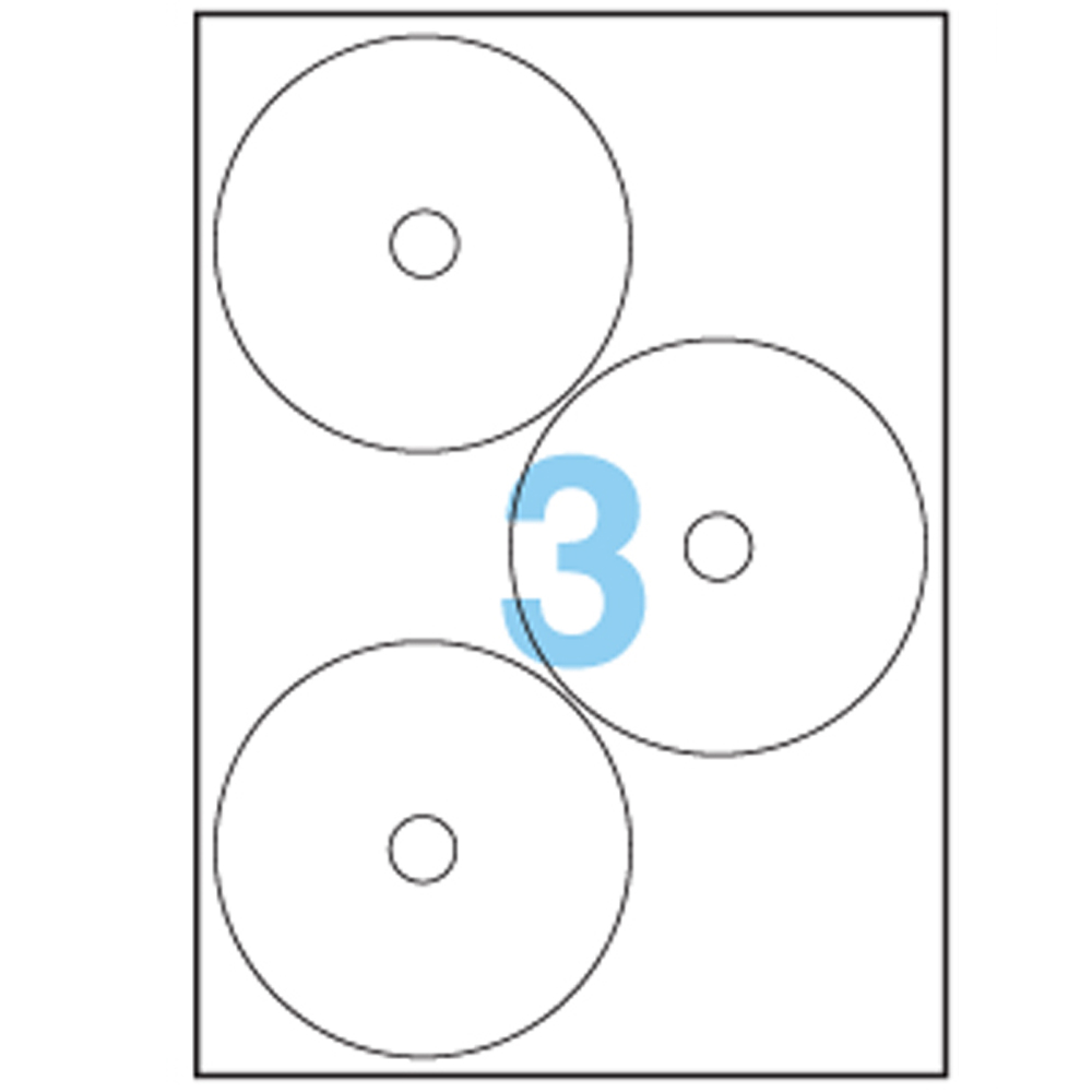 A0294 : ANEOS A4 FSC Multipurpose Label CD-ROM ø116 mm