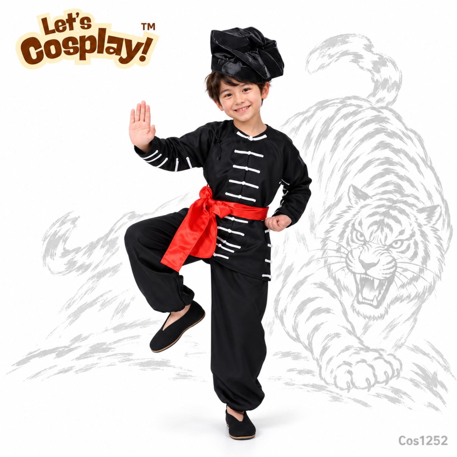 兒童武松打虎服裝 水滸傳武松 Costume 中華文化日學校表演｜Lets Cosplay COS1252