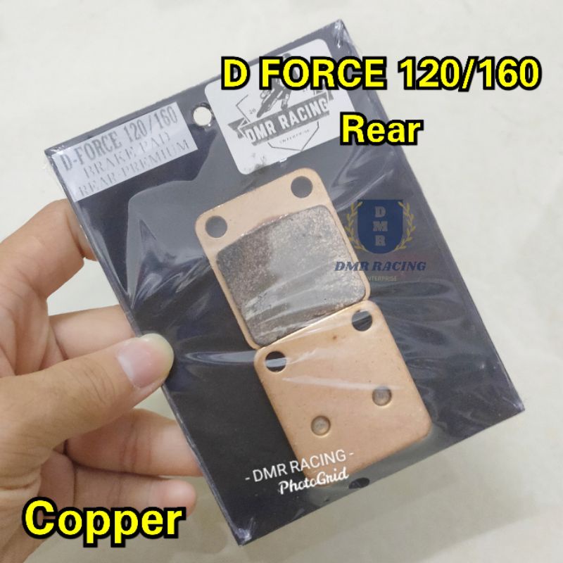D FORCE 120 160 Front Rear Brake Pad Unit (Motocross D-FORCE/MXF110 125 140)