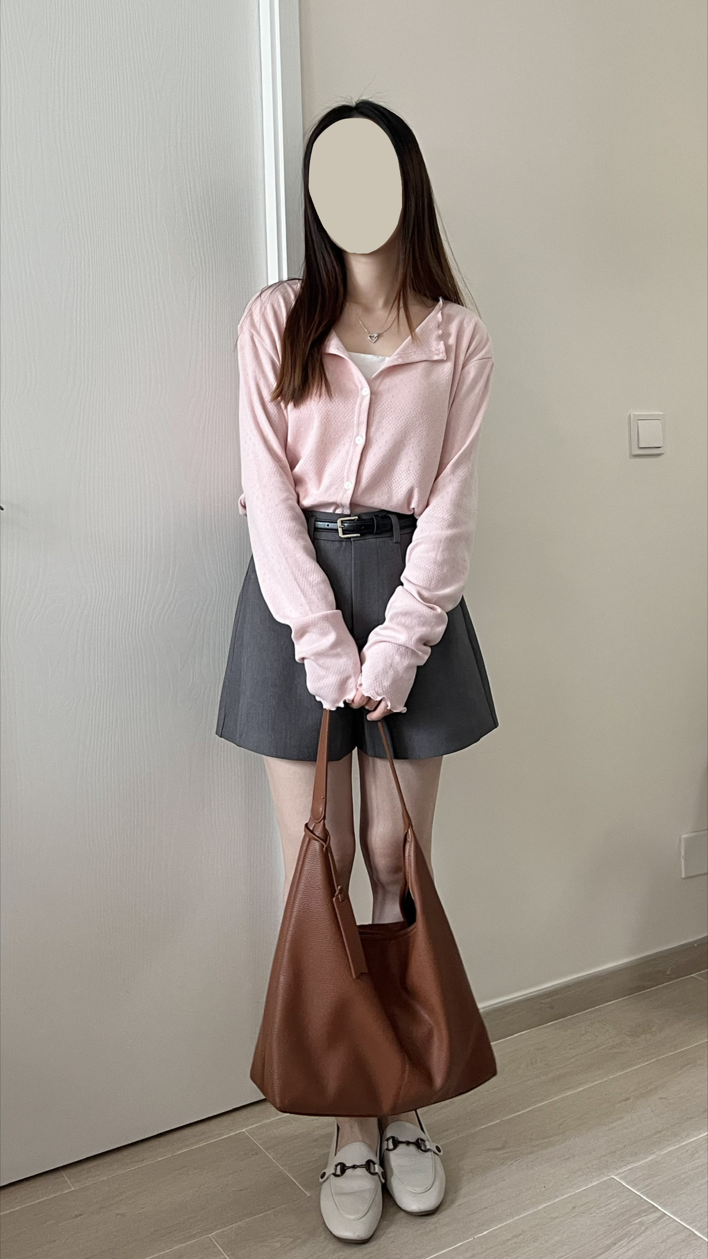 櫻花木耳邊上衣 溫柔斯文