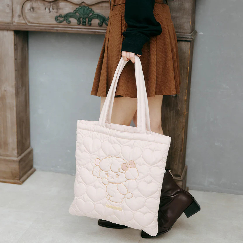 🎀【預訂】 Lil ala mode 心形壓花手提袋 Nattsu