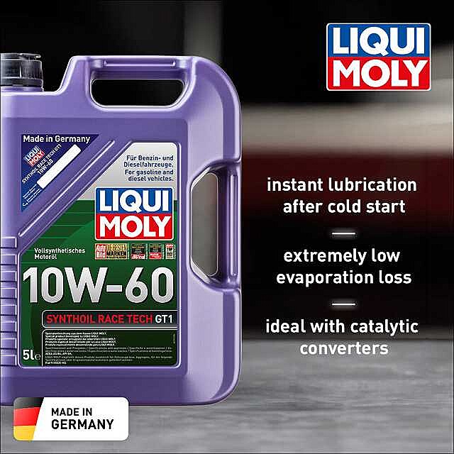 LIQUI MOLY Synthoil RaceTech GT1 10W-60 機油/潤滑油/偈油【原裝行貨】