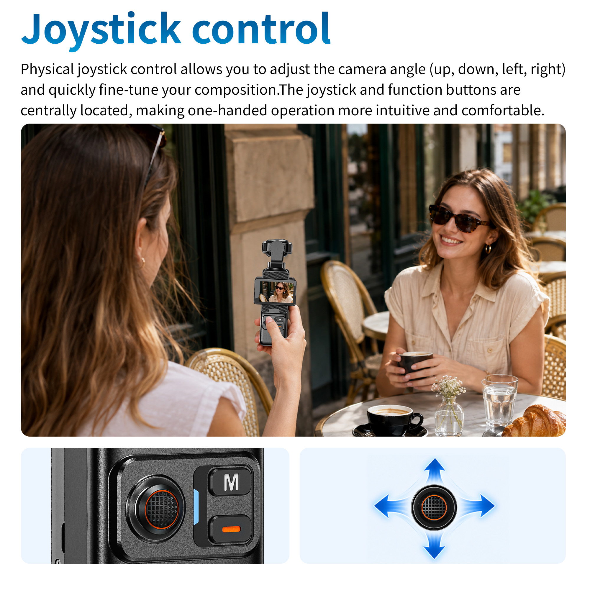 A5 5K 便攜式穩定雲台相機 Pocket Cam (預購產品)