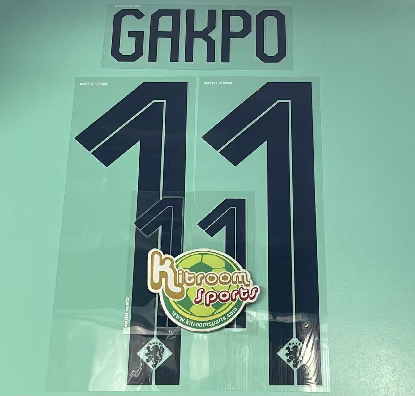 2024 Netherland Home Nameset #11 GAKPO