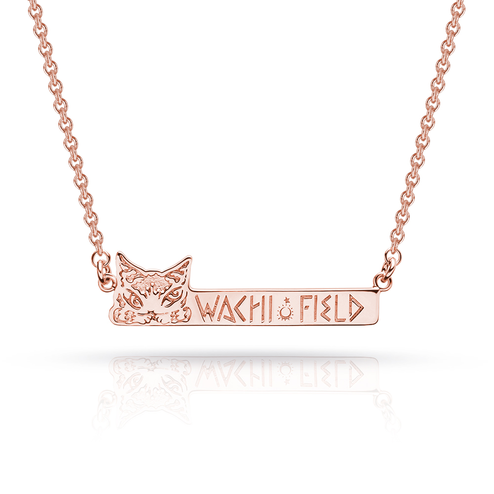 📦訂購 台灣限定 STORY 故事銀飾 經典達洋貓系列 瓦奇菲爾德長牌純銀頸鏈