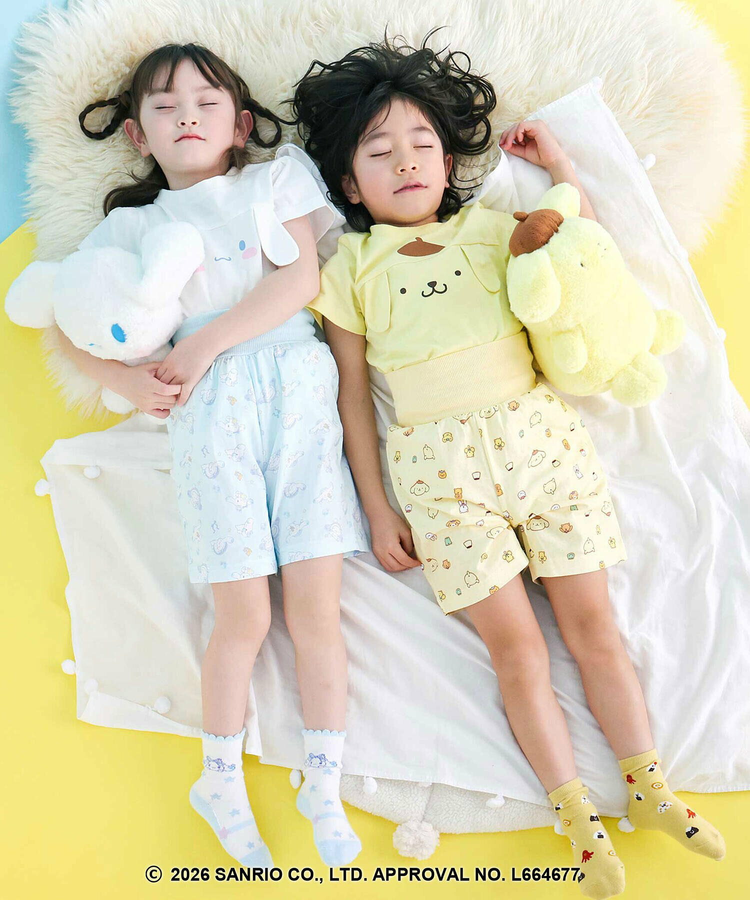 🆕【⭐訂購⭐】 🇯🇵日本直送 🌀#Sanrio 立體耳朵 包腹家居服套裝［2款選］ 🌀[ELBA-0187]