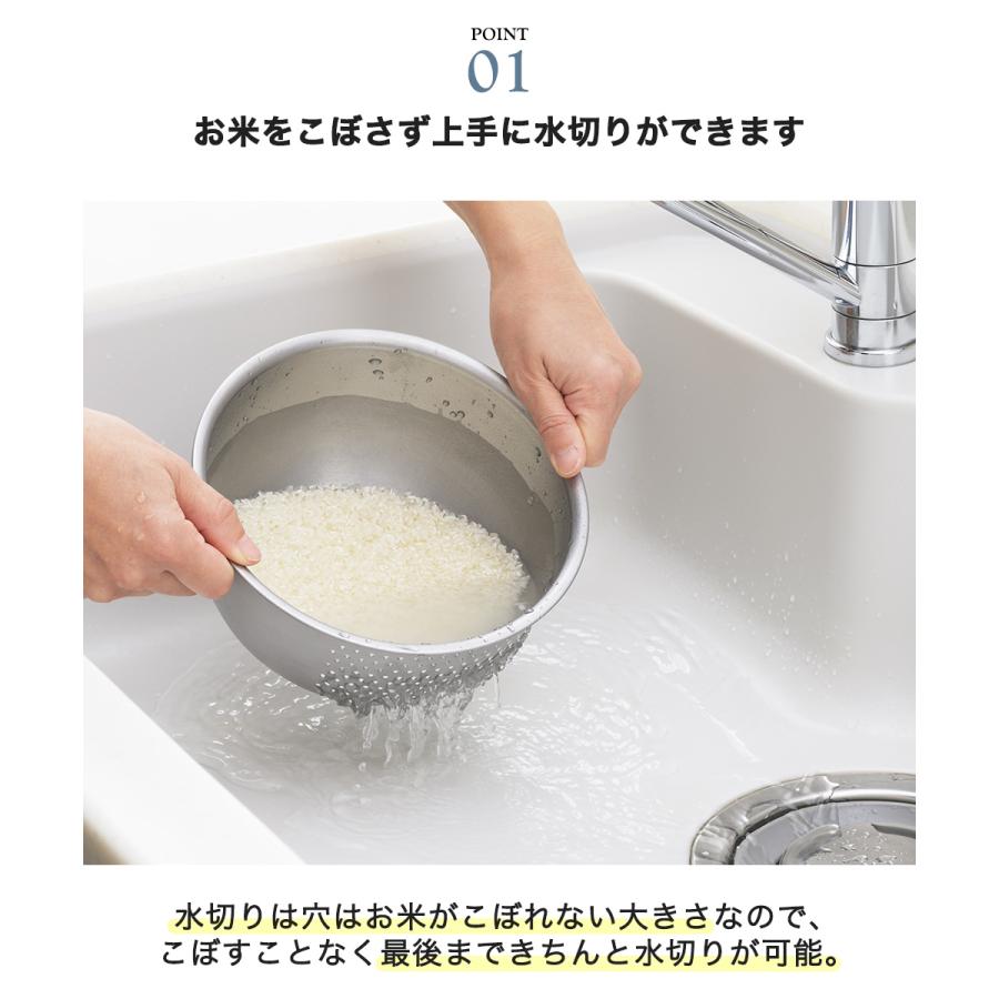 🔥🔥【日本製《吉川》不鏽鋼洗米專用瀝水盆 18cm】