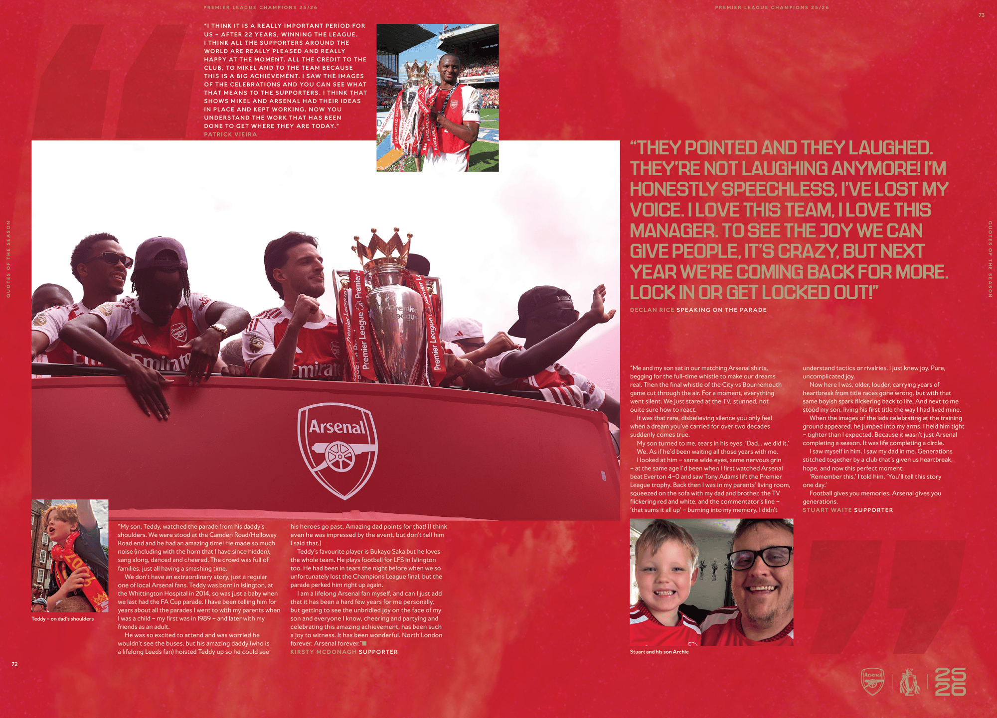 Arsenal Premier League Winners 2025/26 Official Boxed Limited Edition Book 阿仙奴英超冠軍紀念冊 (限量盒裝版)