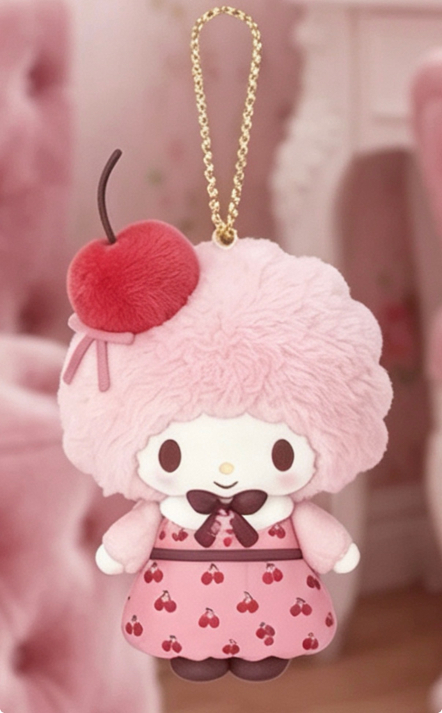 [12月尾到貨] 12月Sanrio 新款櫻桃碎花系列掛飾