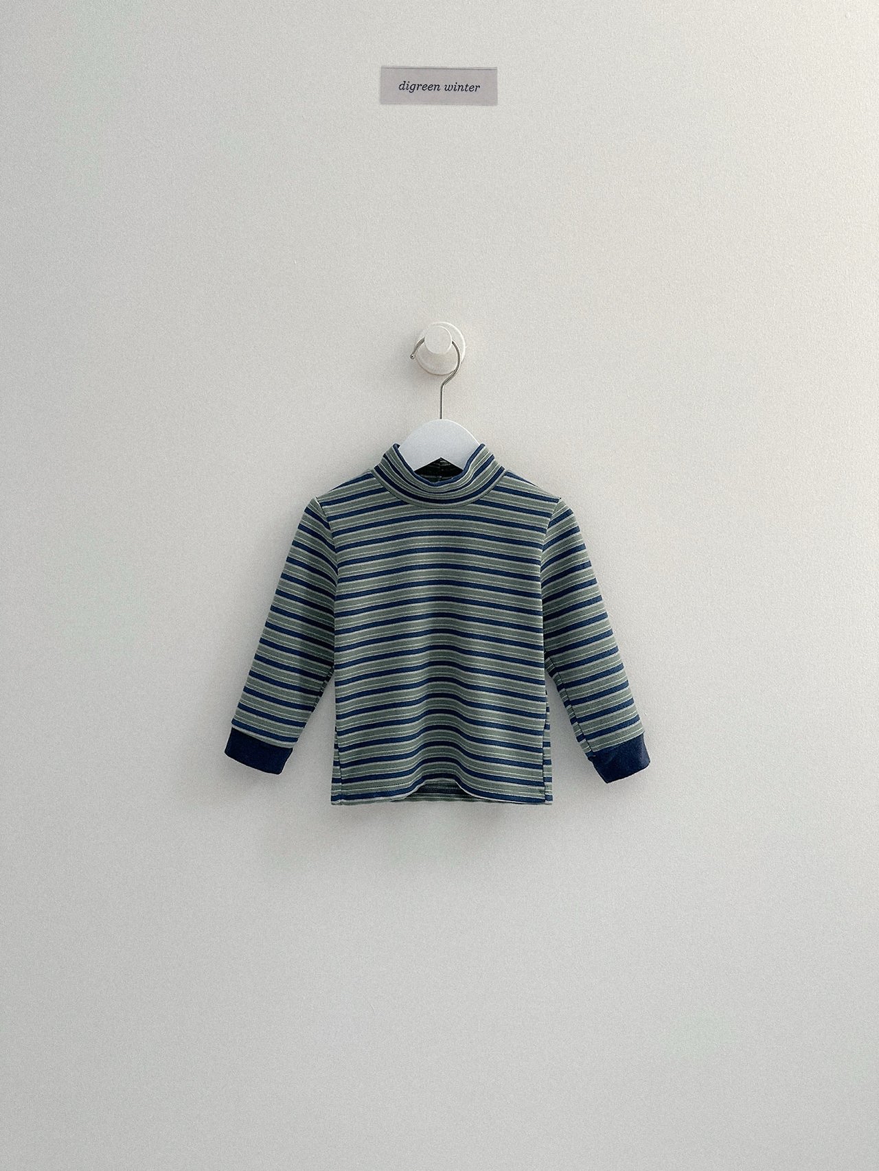 Digreen | Mix Turtle-neck Tee 