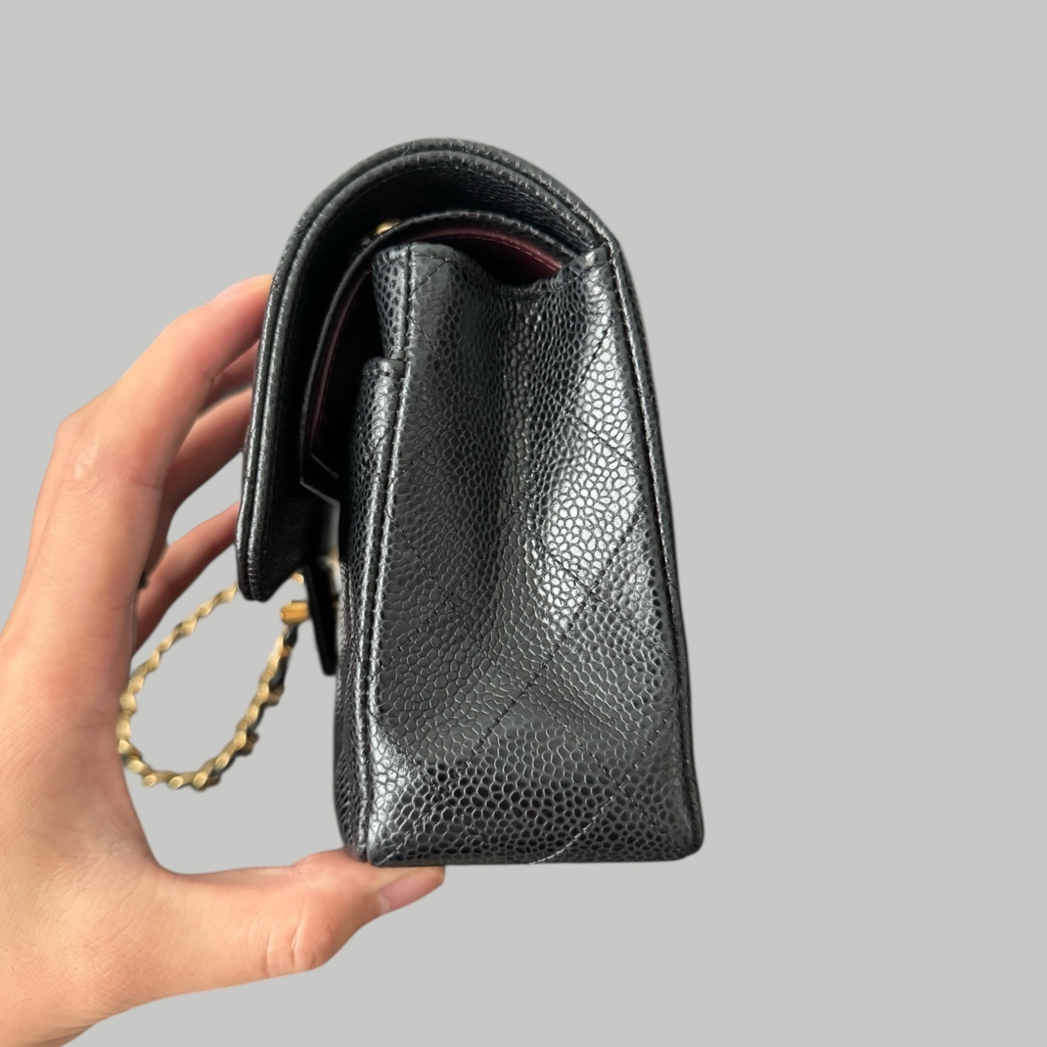 Chanel Caviar CF23金扣