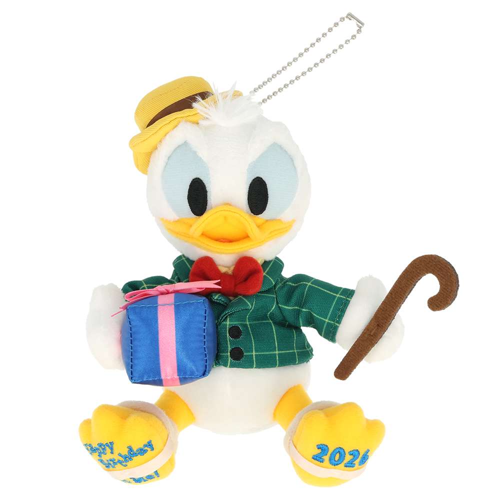 【預訂】TDR Donald birthday 公仔掛飾