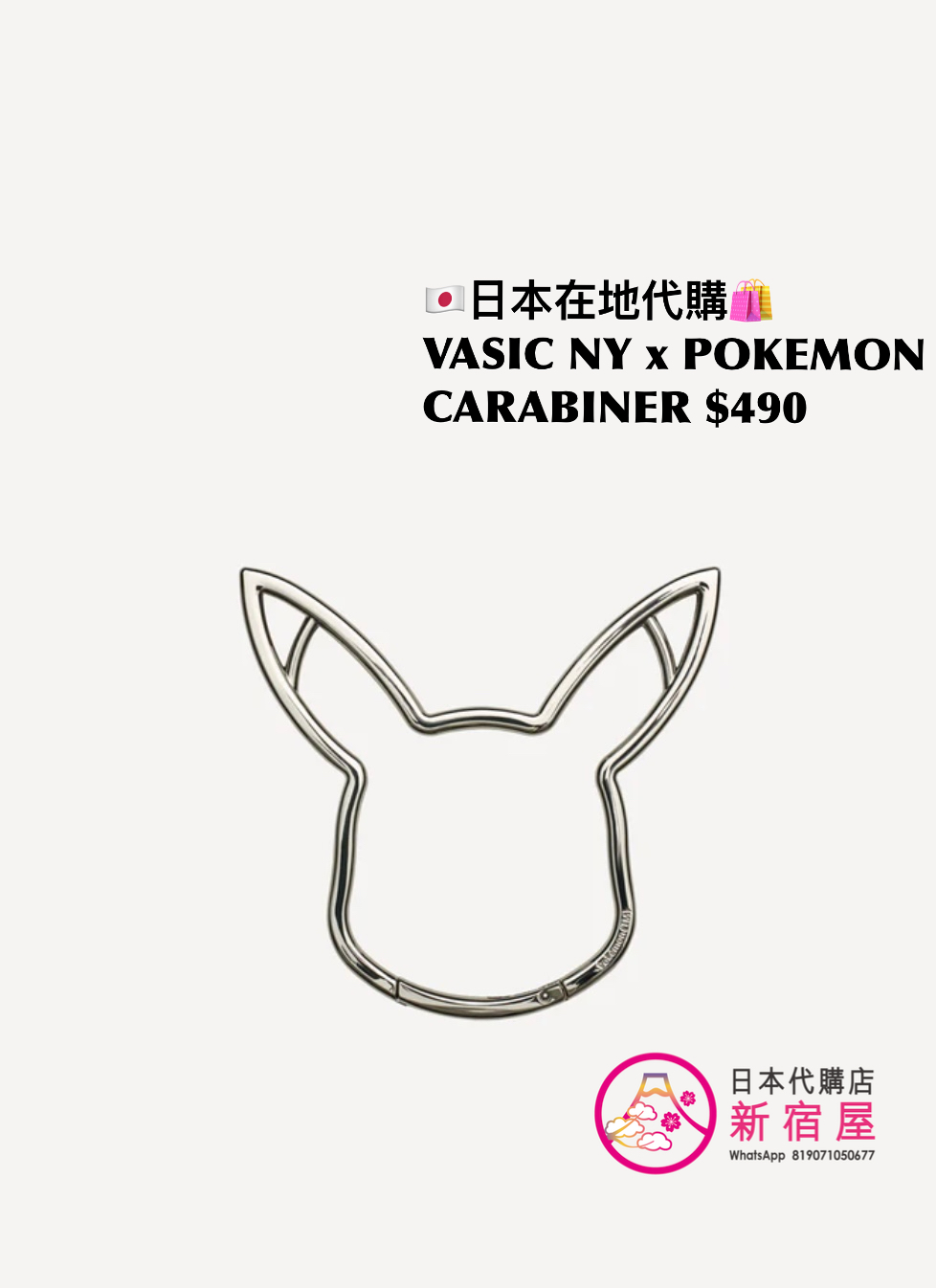 VASIC NEW YORK x POKEMON 日本限定 ITEMS