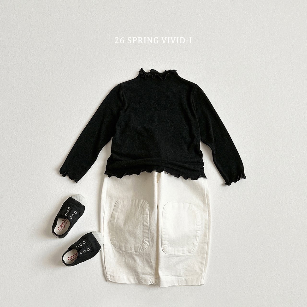 🌸預訂 韓國直送🌸🇰🇷VIVIDI三色輕薄花邊打底長袖上衣