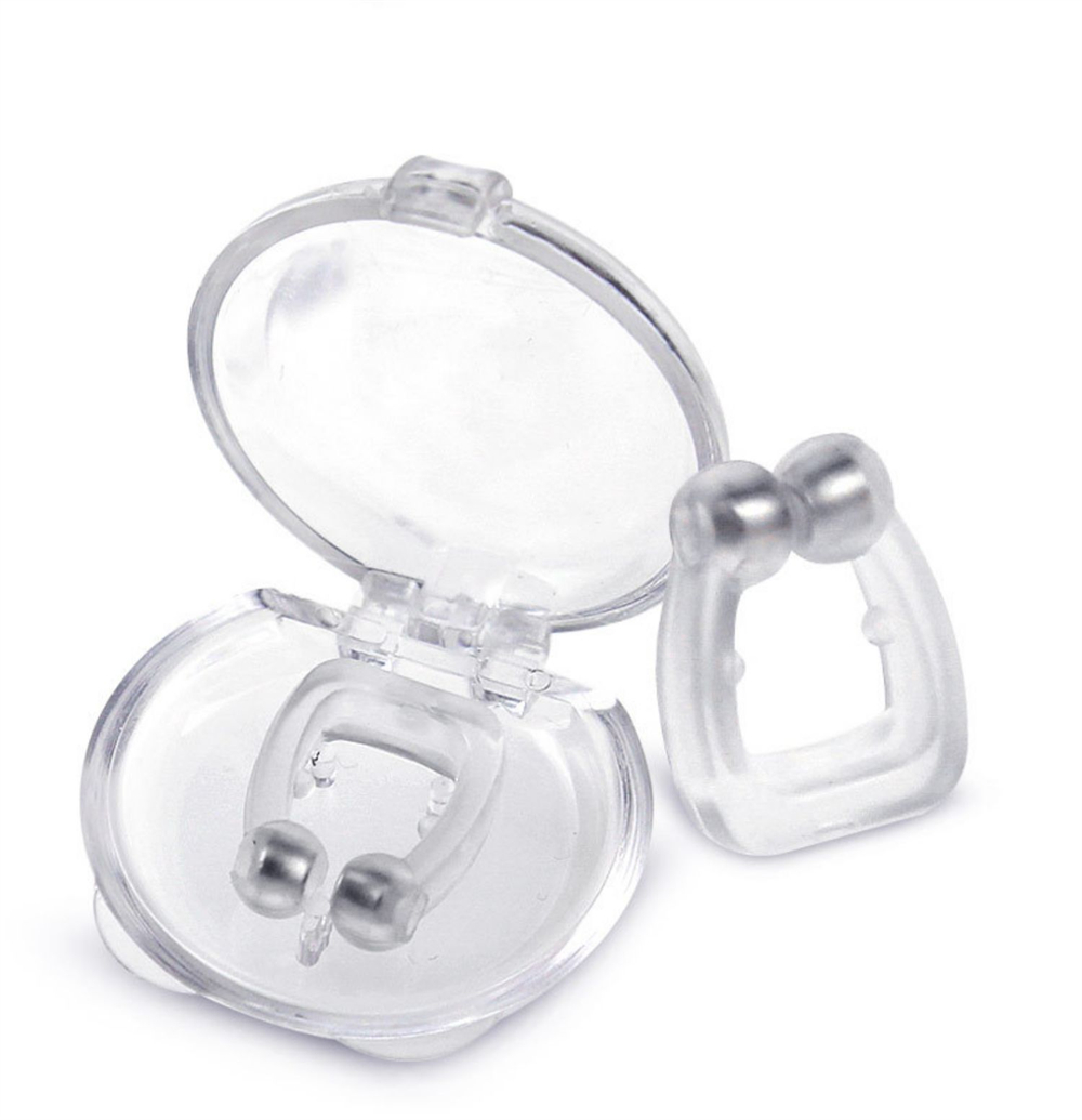 止鼾器 止鼻鼾磁力夾 防打鼻鼾 失眠 睡覺打呼嚕 硅膠磁吸夾 ［平行進口］ HK2749