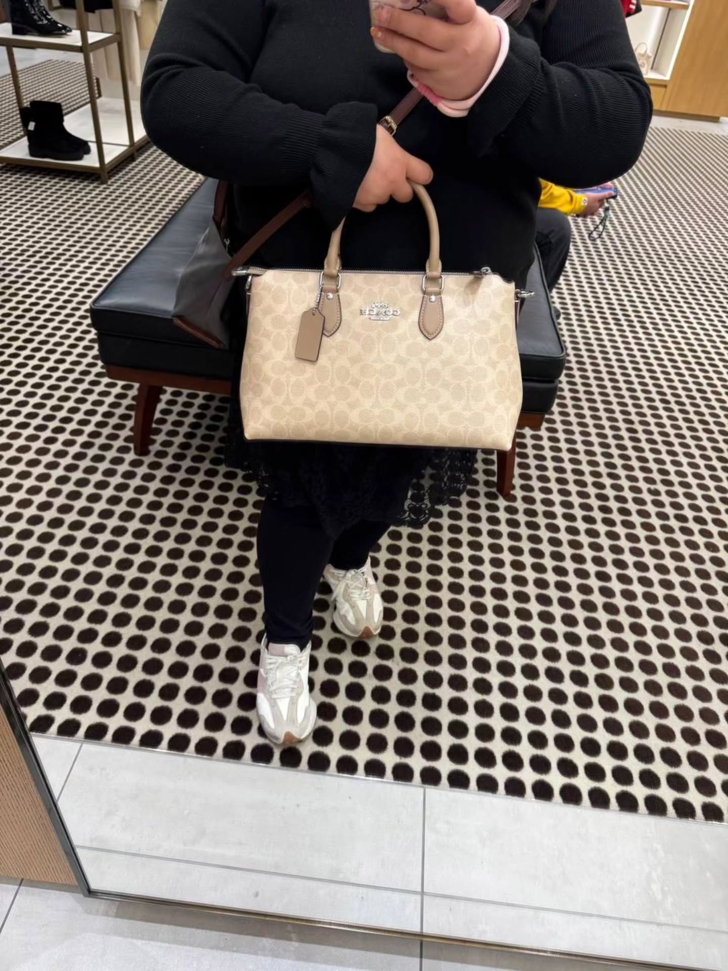 🇯🇵Coach Sadie 奶茶色