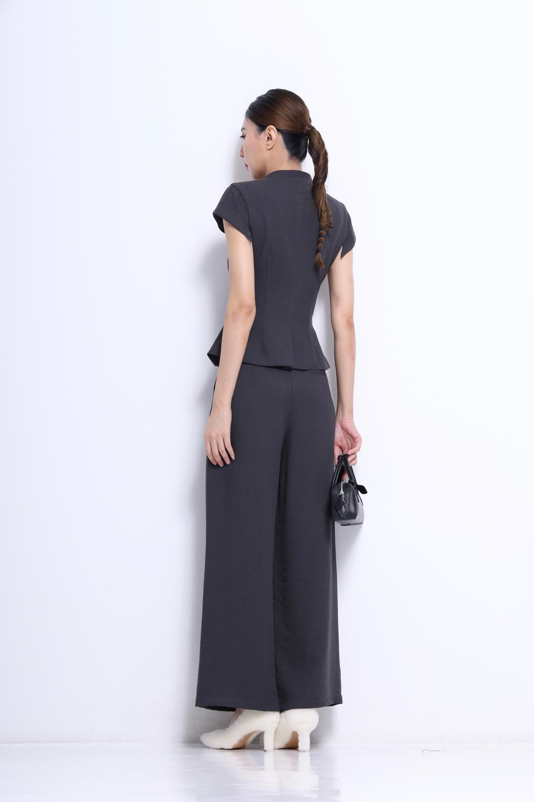 独家双色秀珠上衣 2669