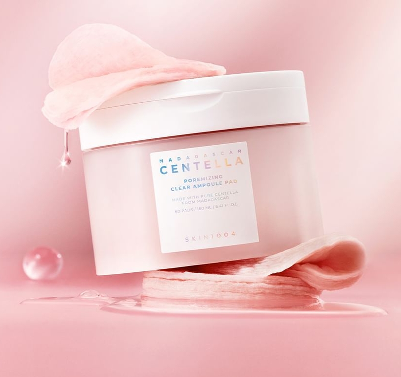 SKIN1004 Poremizing Clear Ampoule Pad 積雪草粉鹽緊緻毛孔精華棉片60片/160ml | 官方授權-香港認可零售商