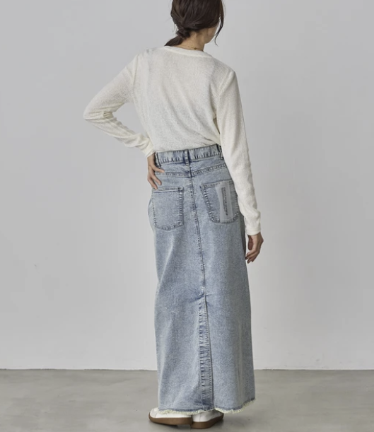 輕盈彈性網紗亨利領上衣 - 2026 流行穿搭  長䄂上衣 春夏時尚穿搭 獨特設計 成人休閒 日常穿搭 易於配搭 日本直送   #JP-I-260033