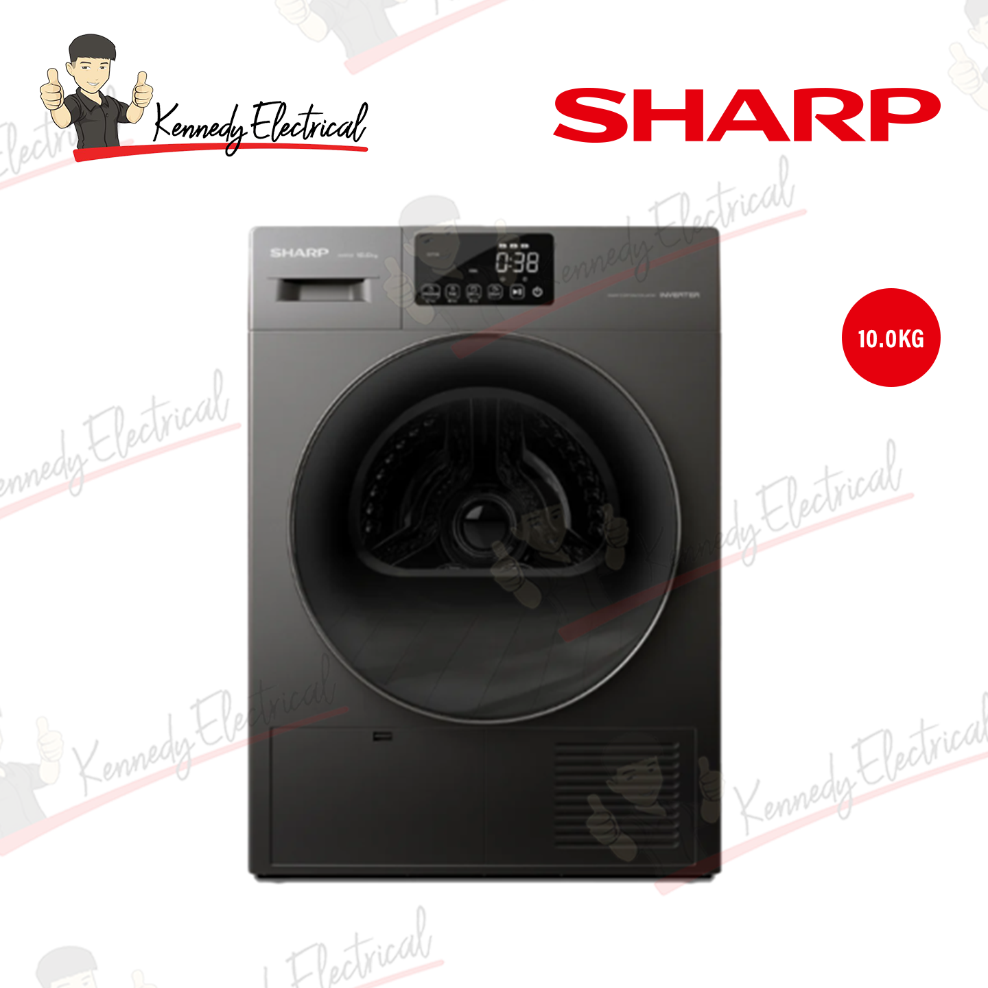 Sharp 10kg Heat Pump Dryer (KDHT10JPG)