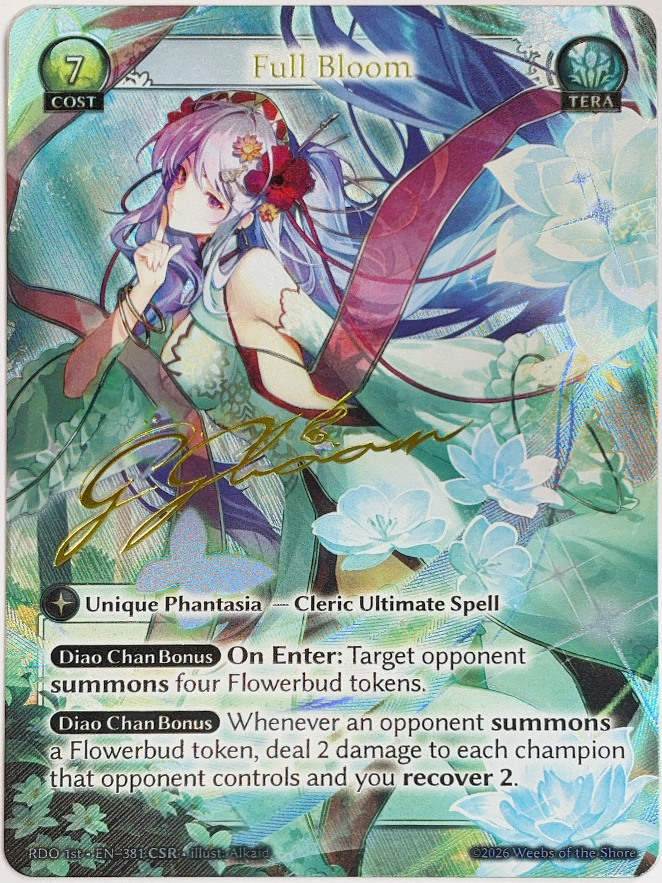 Full Bloom (CSR) - Radiant Origins (RDO)