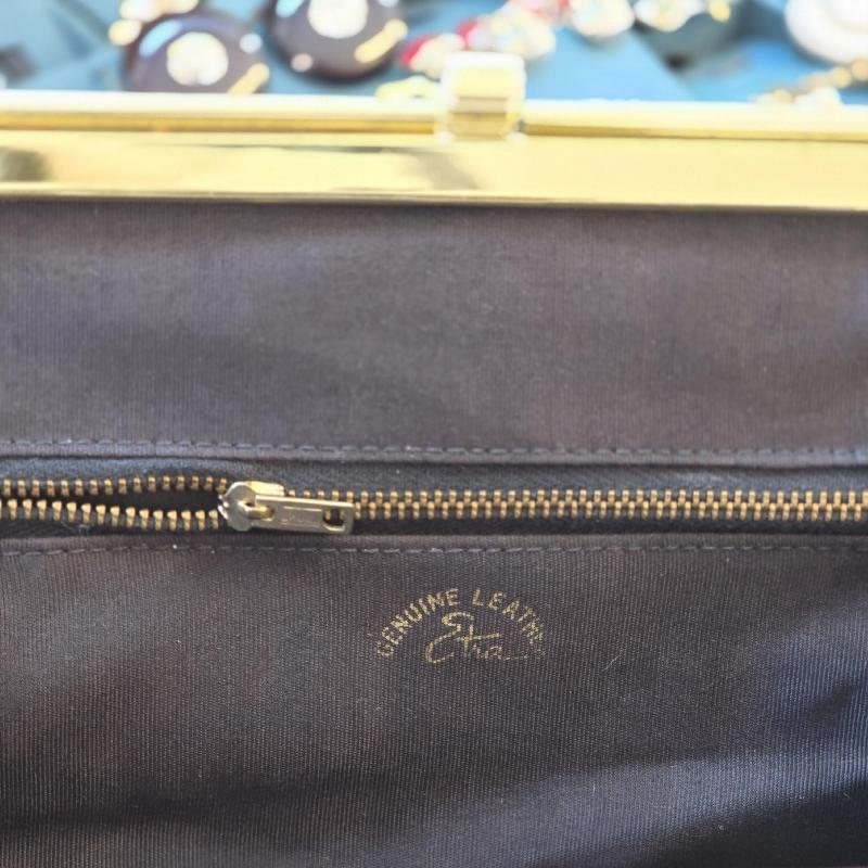 **Vintage C.a. 1960s American "Etra" Genuine Leather Handbag (MT2505 )