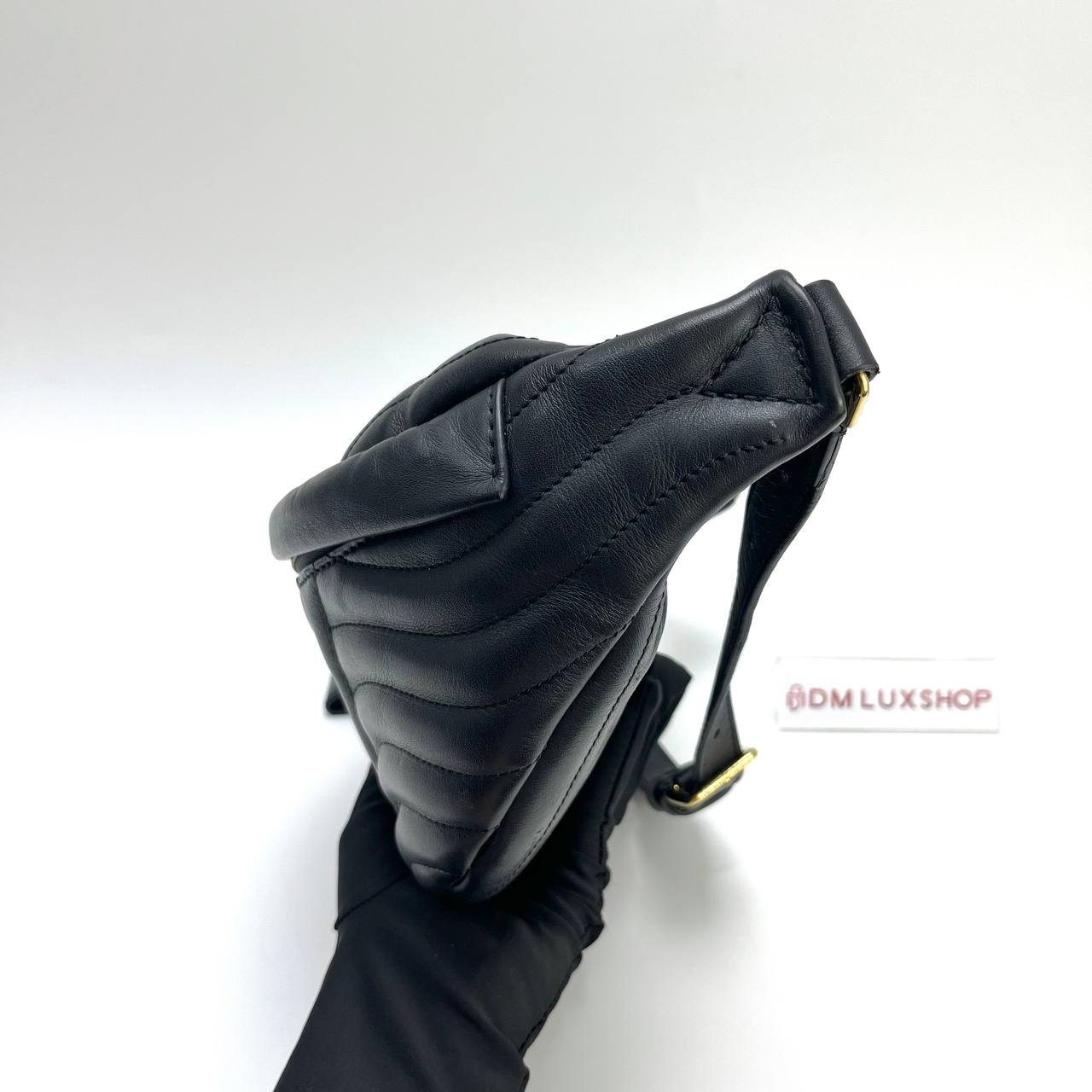 LV Black New Wave Bumbag