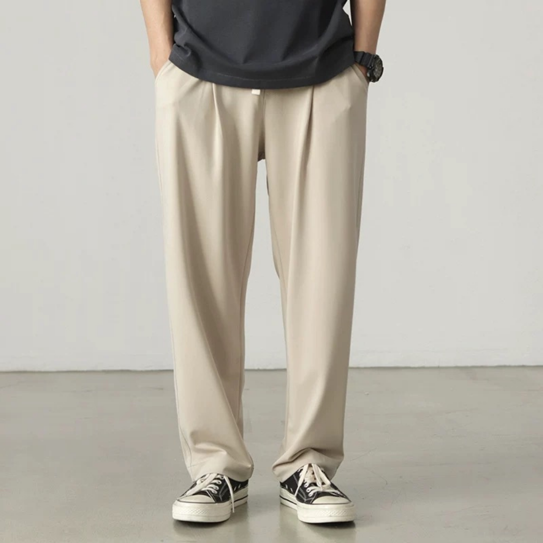 涼感慵懶休閒褲