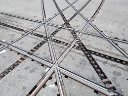 Tillig LUNA HO 十字路口鋪路石1:87 Crossing paving-stones 馬路路軌•城市輕軌•電車路軌