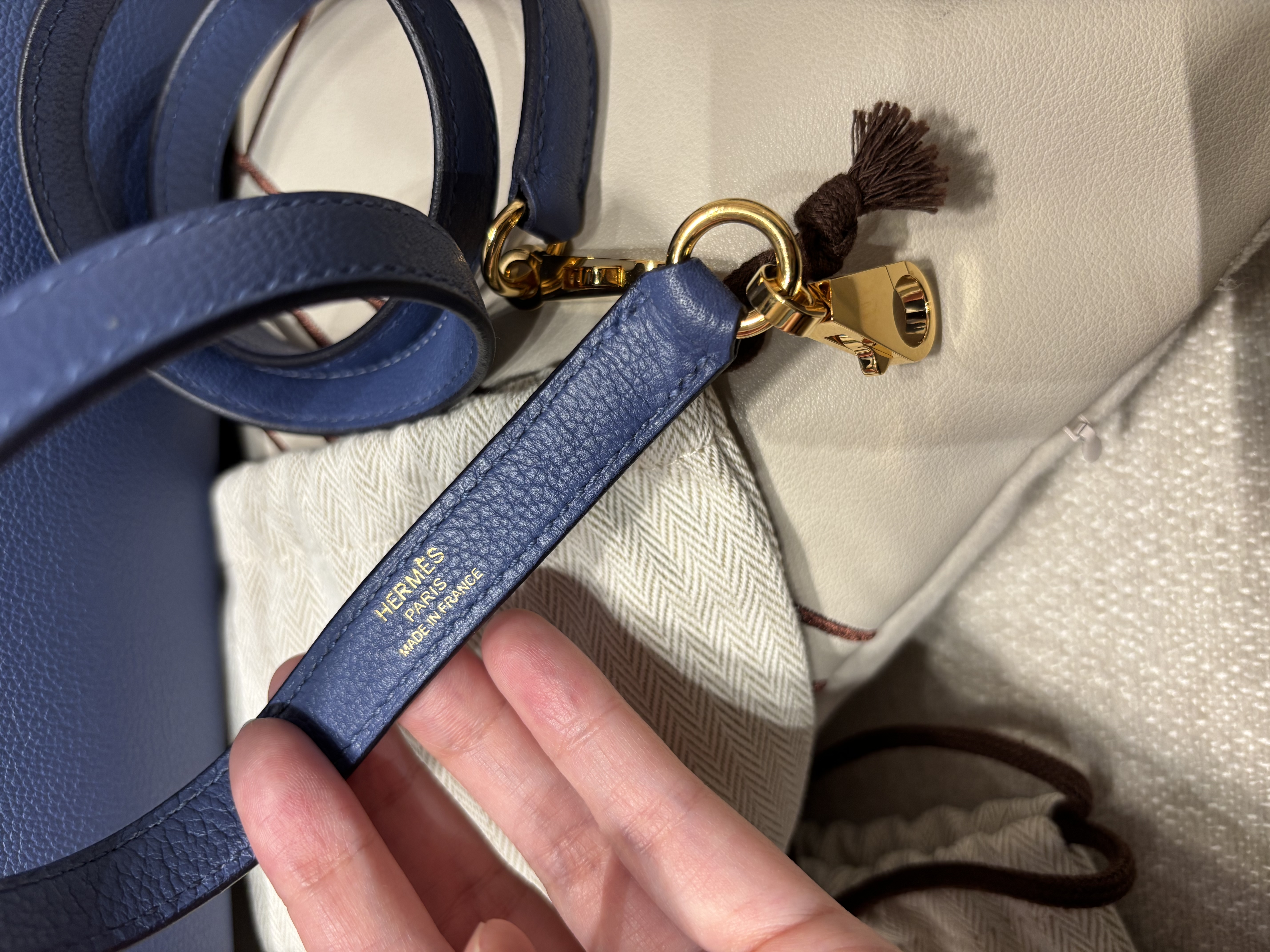Hermes Bolide 1923 30 STAMP A  藍瑪瑙 100%Authentic,98%new ✅key lock ✅dust bag✅box 
