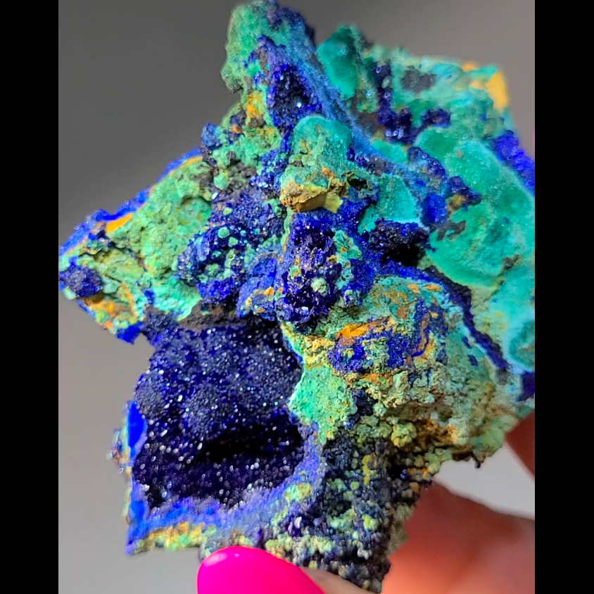 Azurite malachite chrysocolla specimen - AZ16