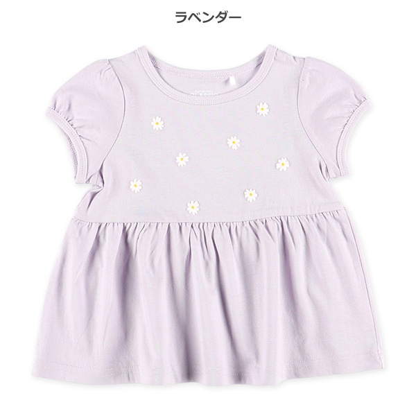 🇯🇵預訂 日本直送🇯🇵三色立體泡棉雛菊滿印短袖上衣