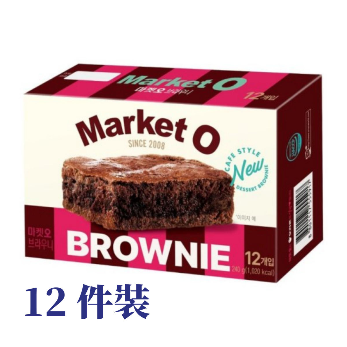 韓國 Market O 布朗尼蛋糕 12件裝