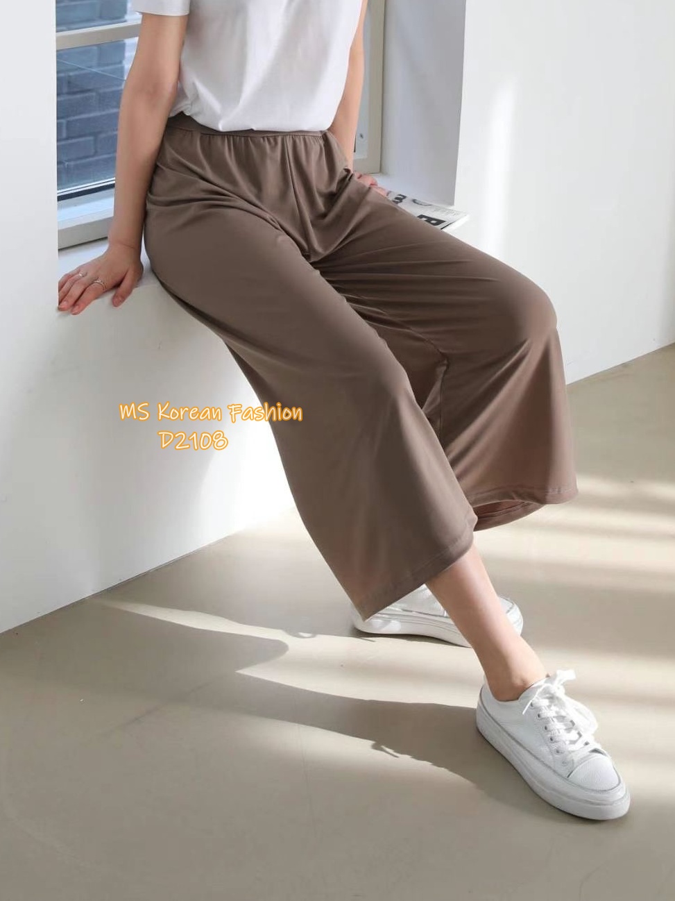 D2108 韓國🇰🇷冰涼感闊褲