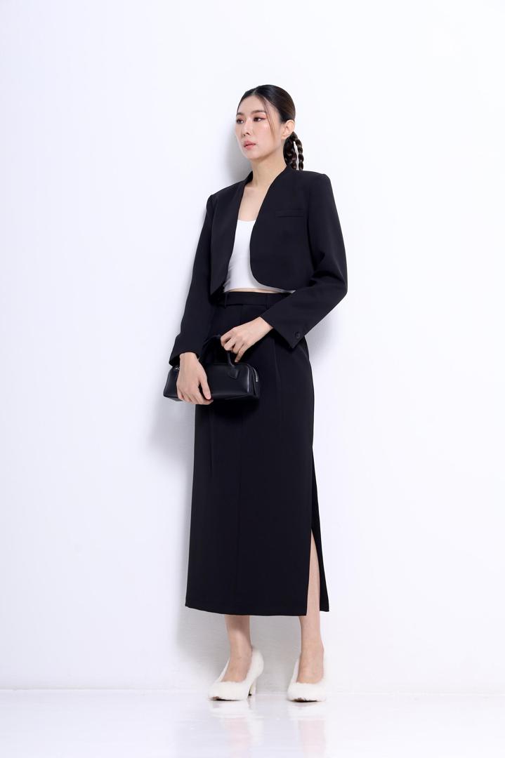 CS1381 Avery Tailored Column Skirt 
