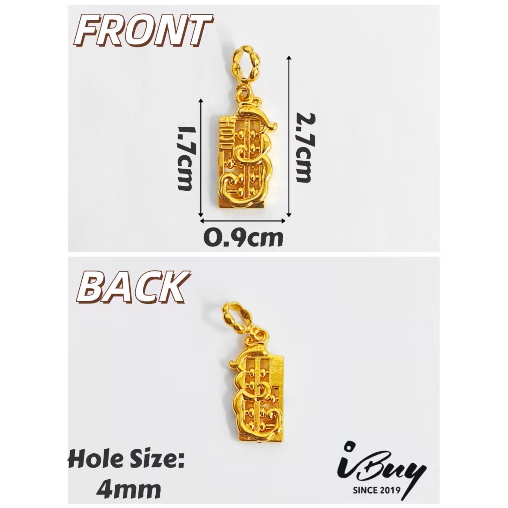 916 HARD GOLD WEDDING JOY ABACUS/ COMB/ SCISSORS/ MIRROR/ SHOE/ RUYI/ BASKET/ RULER CHARM BEAD 916 硬金  囍 算盘/ 梳子/ 剪刀/ 镜子/ 鞋子/ 如意/ 金斗/ 尺子串咀