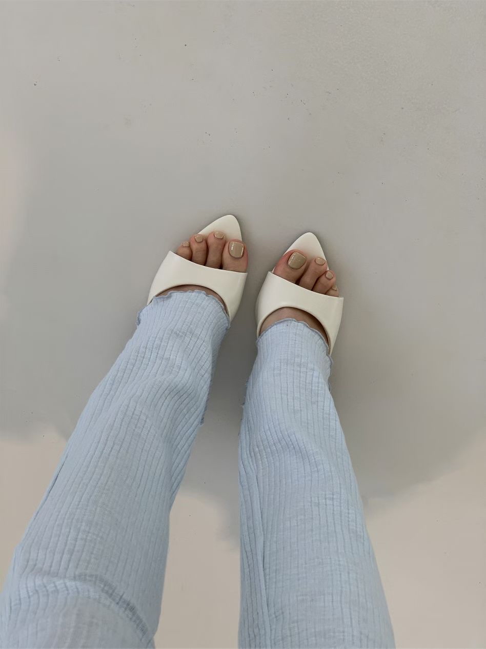26SS/ LEATHER 8CM HEEL