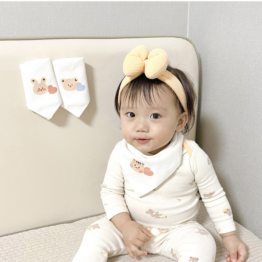 DOTTODOT 愛心滿滿純棉咬咬巾  三件套