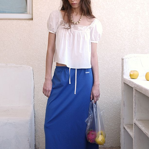 WITHOUTSUMMER] Rose Square Blouse | Phoebechin 韓國代購