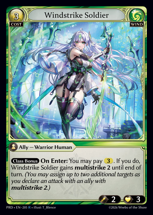 Windstrike Soldier / PRD-205 (R)