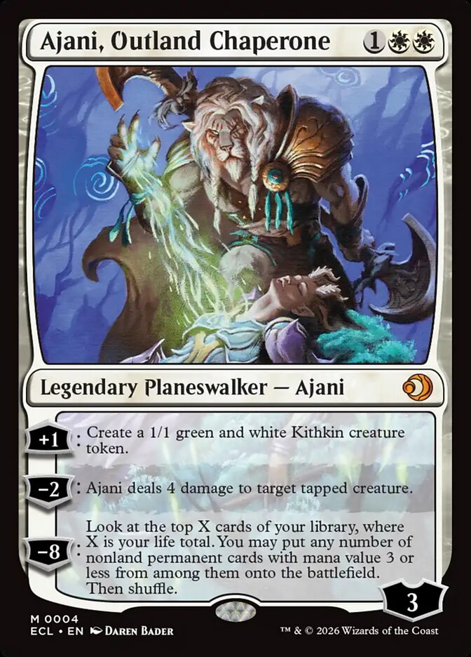 Ajani, Outland Chaperone [ECL-004] [EN]