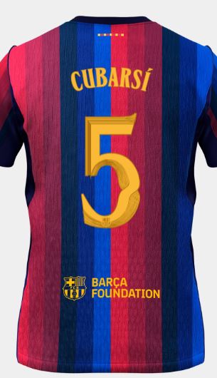 Barcelona 巴塞羅拿 2026-27 主場印字 (內有多選，不是球衣)