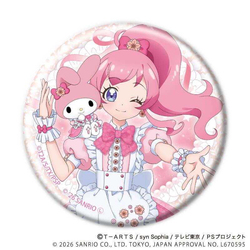 等身襟章 星光樂園&星光頻道 Pretty Series ×Sanrio 02 #P-PIG0194 [A3] (PRE-ORDER) [2026/07]