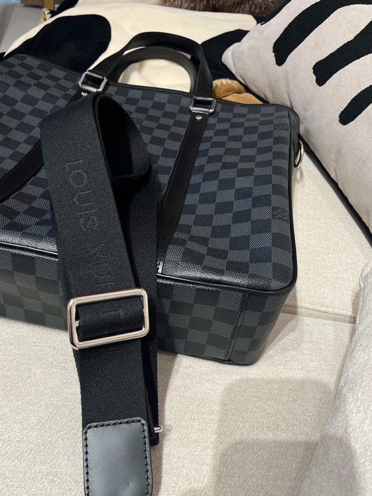 LV Damier Graphite 2Way Bag M41259 100%Authentic, 98%New ✅Dust bag