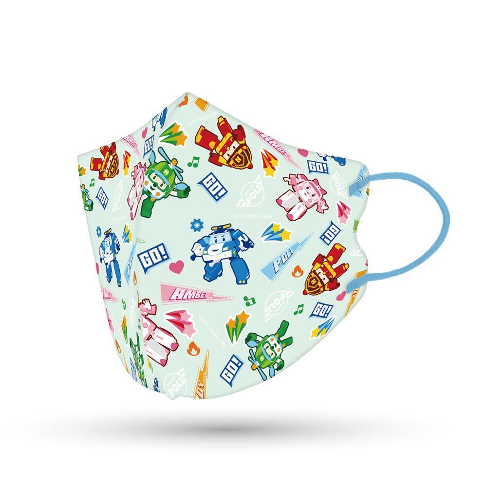 【台灣】波力救援小英雄 3D 兒童醫療口罩（25入/盒）