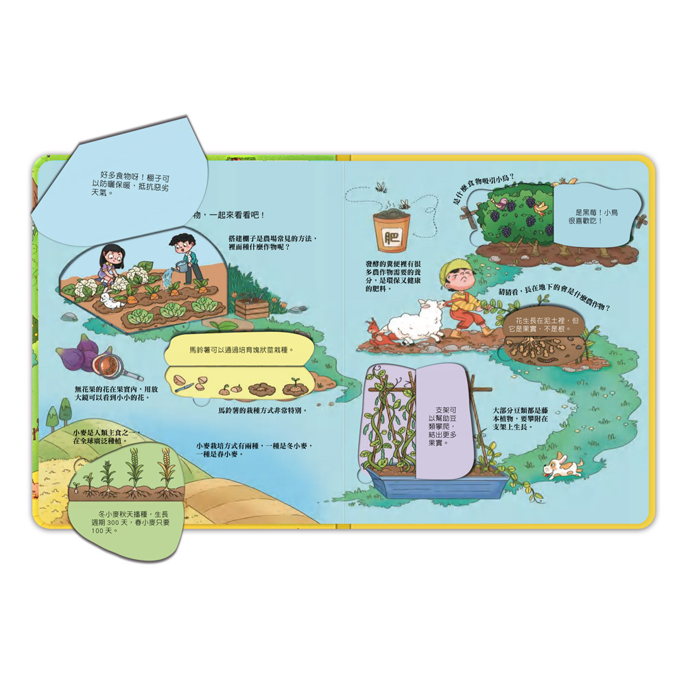 📚預訂 台灣直送📚百問百答圖解翻翻書-揭祕農場