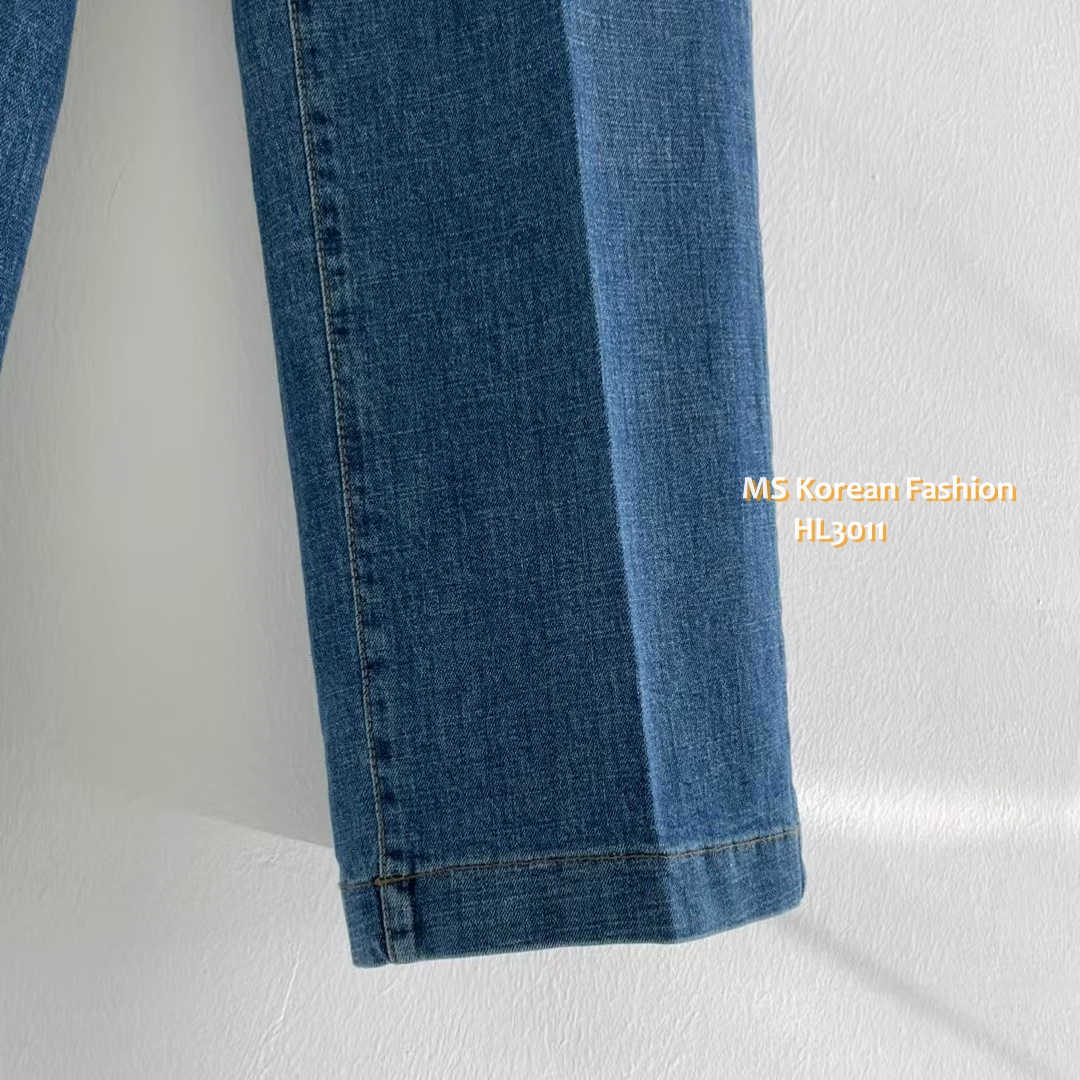 HL3011 韓國🌼Howluk春版雙鈕闊筒牛